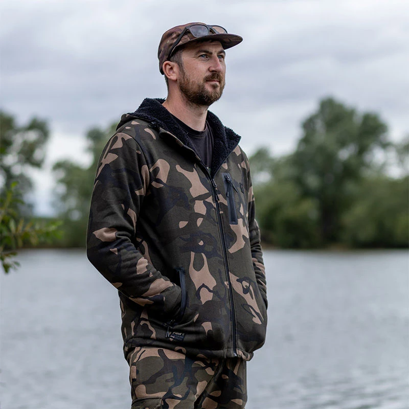 Fox Camo Full Zip Prem Sherpa 310 Hoodies